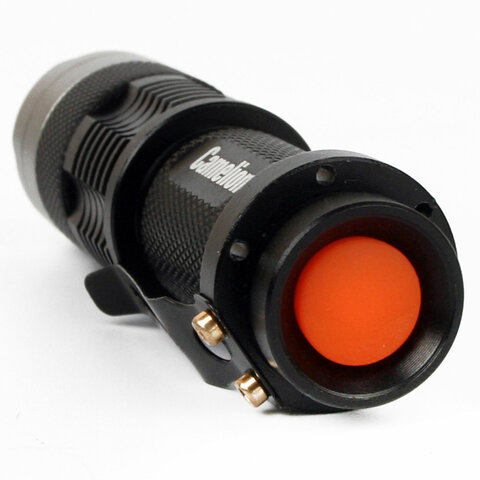 фонарь camelion xp-e, яркий, zoom, 3 режима, питание 1хaa, led5135