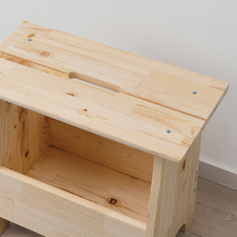 табурет тумба деревянный, сосна, brabix "scandi wood sc-002", 490х250х450 мм, 641888, 004.02.35