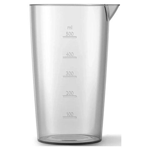блендер погружной philips hr2534/00, 650 вт, 1 скорость, 1 насадка, стакан, белый
