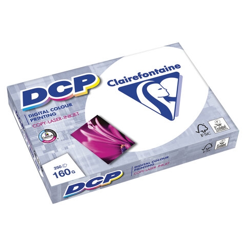бумага для лазерной и струйной печати а3, 160 г/м2, 250 л., марка а++, clairefontaine, франция, 170%