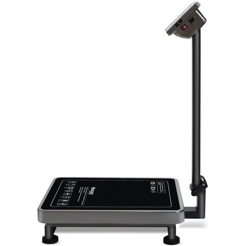 весы напольные mertech m-er 335acl-150.20 lcd (0,4-150 кг) дискретность 20 г, платформа 600x460 мм, 