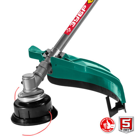 триммер электрический зубр ксв-42-1700, 1700 вт, 7500 об/мин, ширина скашивания 42 см, ксв-42-1700