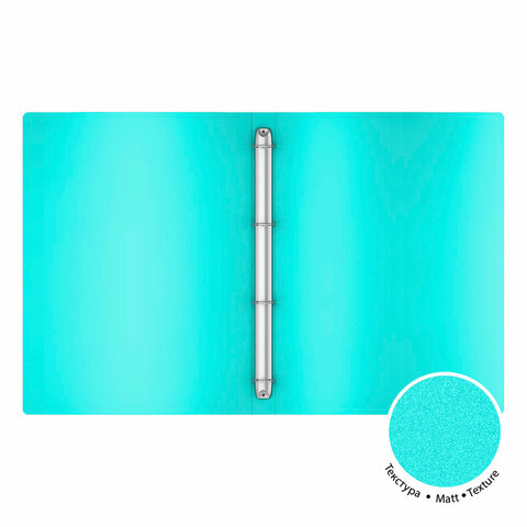 папка на 4 кольцах erich krause "diagonal pastel", 24 мм, до 150 листов, ассорти, 0,6 мм, 49978
