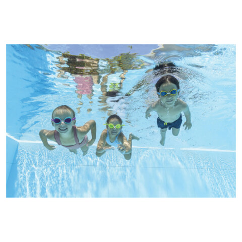 очки для плавания "lil' lightning swimmer" от 3 лет, ассорти, bestway, 21002