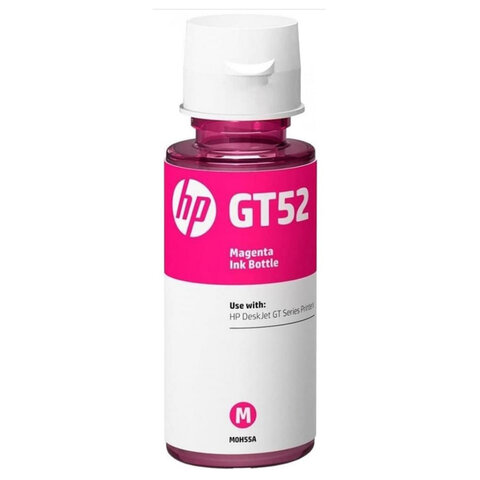 чернила hp gt52 (m0h55ae) для inktank 315/410/415, smarttank 500/515/615 пурпурные, ресурс 8000 стра