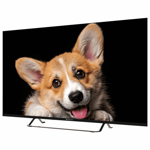 телевизор topdevice tdtv50cs03u_bk, 50'' (126 см), 3840x2160, 4k, 16:9, yaos, wi-fi, bluetooth, черн