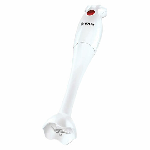 блендер погружной bosch msmp1000, 350 вт, 1 скорость, 1 насадка, белый