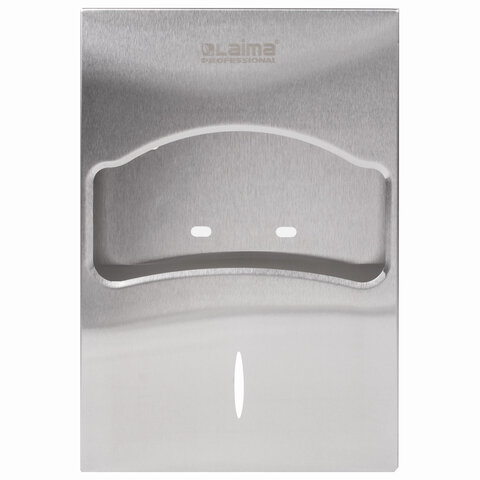 диспенсер для покрытий на унитаз laima professional inox, 1/4 сложения, нержавеющая сталь, матовый, 