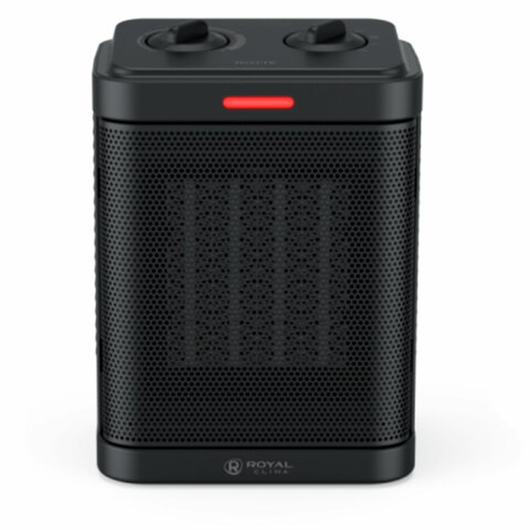 тепловентилятор royal clima rfh-n1500dc-bl, 1500 вт, 3 режима работы, черный, нс-1517390