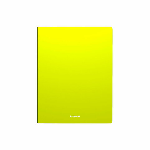 папка на 4 кольцах erich krause "matt neon", 24 мм, до 150 листов, ассорти, 0,6 мм, 49975