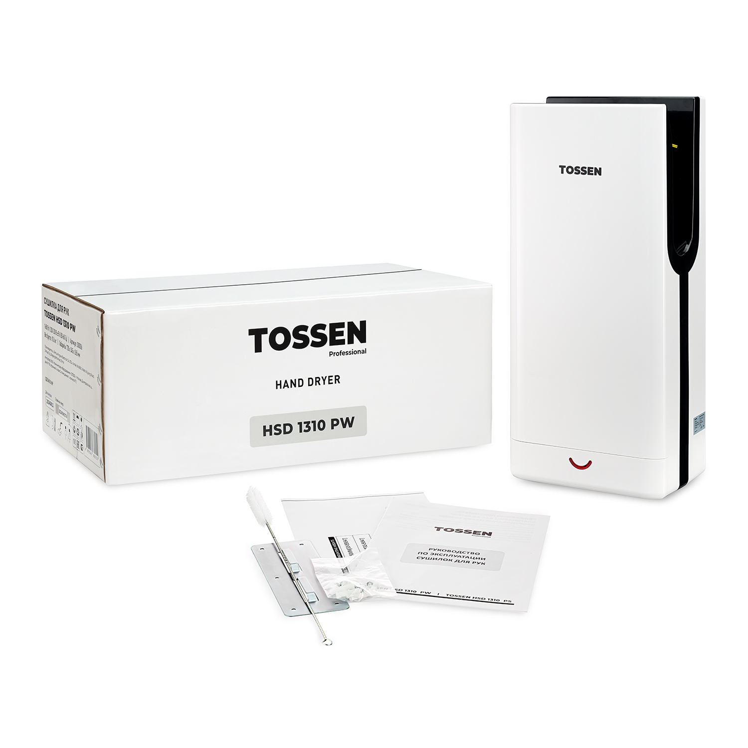cушилка для рук погружная tossen hsd 1310 pw 