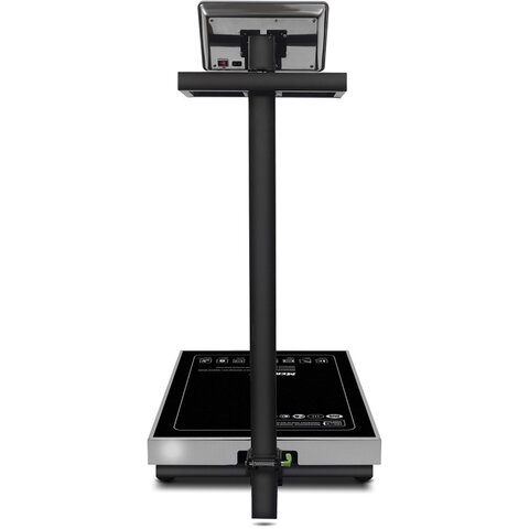 весы напольные mertech m-er 333aclp-300.50/100 led (2-300 кг), дискретность 100 г, платформа 600x800