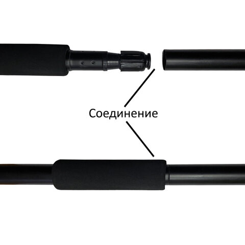 швабра самоотжимная, роликовый отжим, насадка pva 26 см, черенок 110 см, laima, 601466
