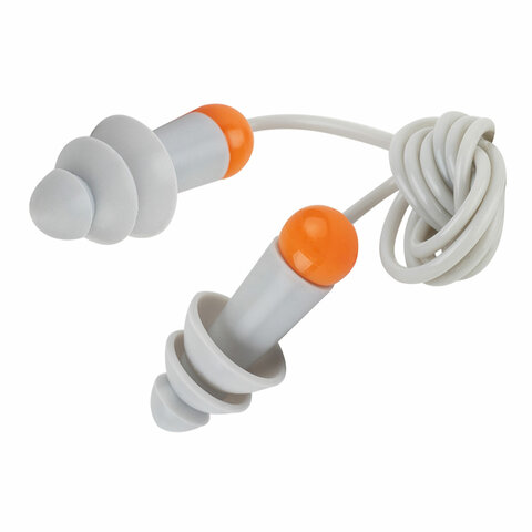 беруши многоразовые со шнурком в контейнере snr 33 дб, 1 пара, jeta safety, jem31 sonido max