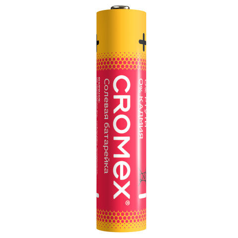 батарейки солевые "мизинчиковые" комплект 10+1 шт., cromex (кромекс) super heavy duty, aaa (r03, 24a