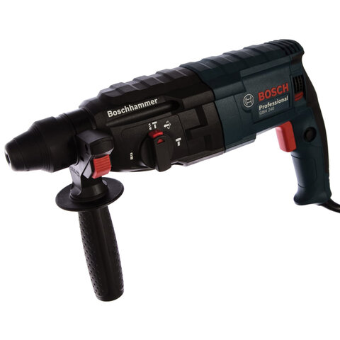 перфоратор сетевой, 790 вт, 930 об/мин, 4200 уд/мин, sds+, bosch gbh 240 professional, 611272100