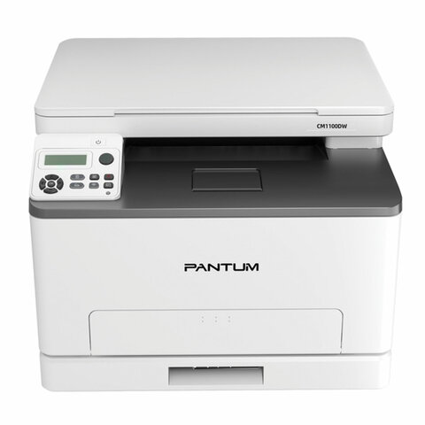 мфу лазерное цветное pantum cm1100dw "3 в 1" а4, 18 стр./мин., 30000 стр./мес., дуплекс, wi-fi, сете