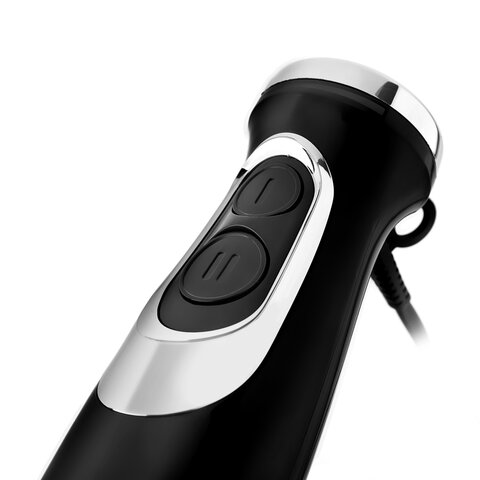 блендер погружной brayer br1249, 800 вт, 2 скорости, 1 насадка, черный