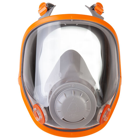маска полнолицевая jeta safety 5950, р-р м, ударопрочный поликарбонат, защитная пленка, без фильтр