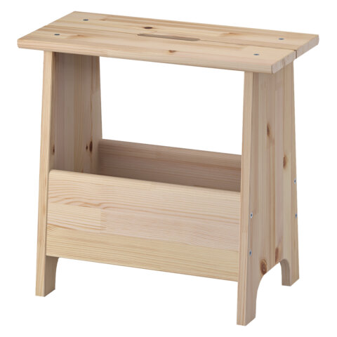 табурет тумба деревянный, сосна, brabix "scandi wood sc-002", 490х250х450 мм, 641888, 004.02.35