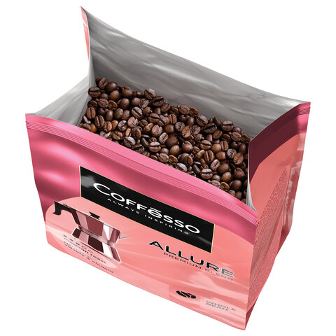 кофе в зернах coffesso "allure", 1 кг, 102487