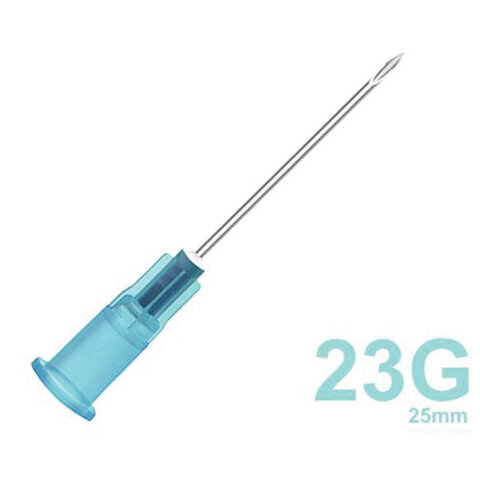 иглы инъекционные одноразовые sfm 0,60 х 25 - 23g, комплект 100 шт.