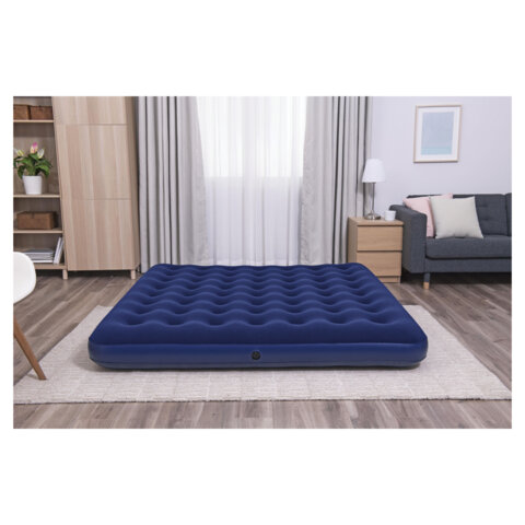 надувной матрас 183х203х22 см, до 300 кг, bestway, 67004