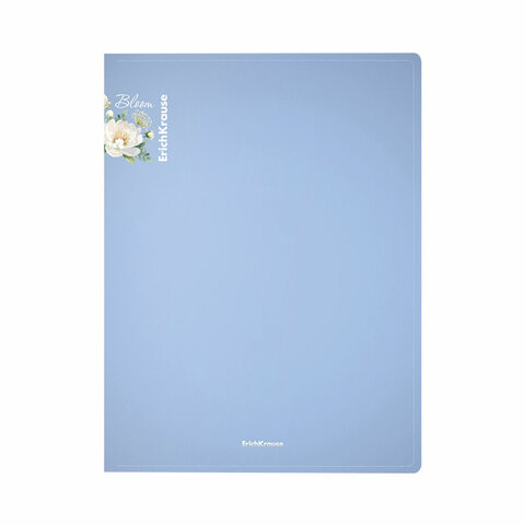 папка на 2 кольцах erich krause "matt pastel bloom", 24 мм, до 150 л., ассорти, 0,6 мм, 61184