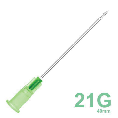 иглы инъекционные одноразовые sfm 0,80 х 40 - 21g, комплект 100 шт.