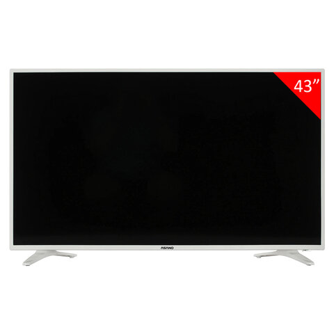телевизор asano 43lf5011t, 43" (108 см), 1920x1080, fhd, 16:9, салют тв, wi-fi, белый