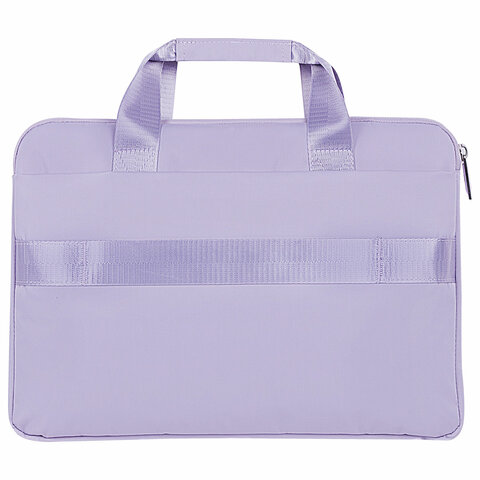 сумка портфель heikki ultra (хейки) с отделением для ноутбука 15,6", lavender, лавандовая, 28х39х3 с