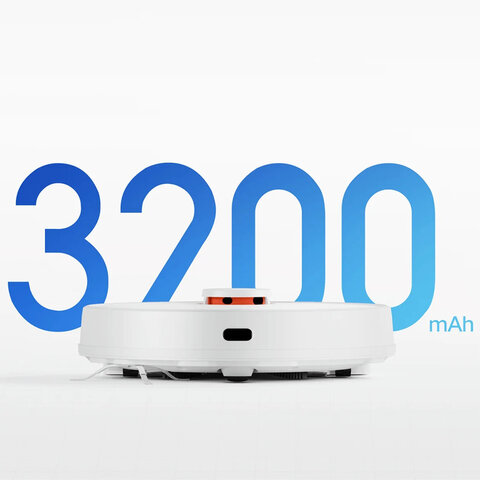 робот-пылесос xiaomi mi robot vacuum s10, влажная уборка, контейнер 0,3 л, работа до 130 минут, белы