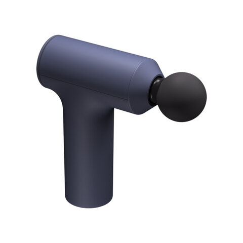 массажный пистолет xiaomi massage gun mini, перкуссионный, 3 режима, 3 насадки, до 2500 об/мин, сини