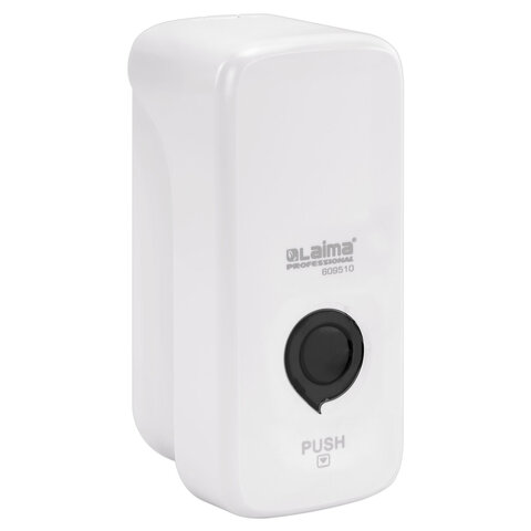 дозатор для жидкого мыла-пены laima professional premium, наливной, 1 л, белый, abs-пластик, 609510