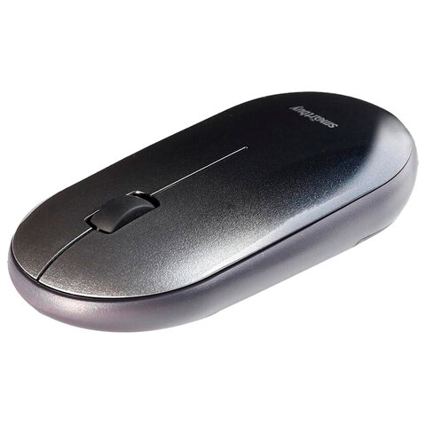 мышь беспроводная бесшумная smartbuy 266ag-k, usb, 2 кнопки + 1 колесо, оптическая, черная, sbm-266a
