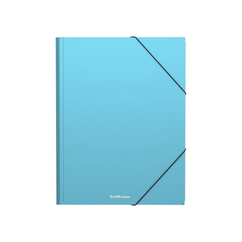 папка на резинках erich krause "diagonal pastel", до 300 листов, ассорти, 600 мкм, 50400
