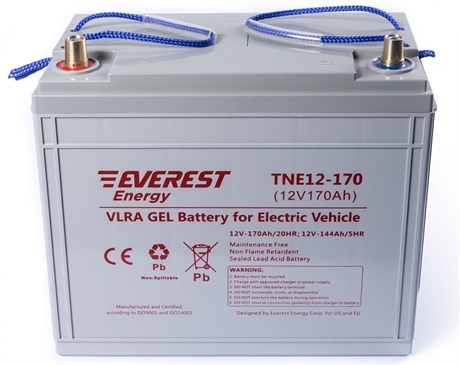 аккумулятор everest energy tne12-170 (12v-144ah/c5)