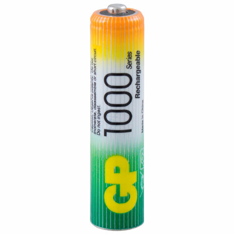 батарейки аккумуляторные ni-mh мизинчиковые 6 шт. (промо 4+2) ааа (hr03) 930 mah, gp, 100aaahc4/2-2c