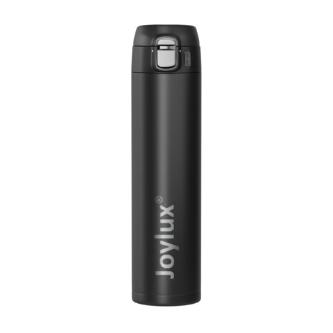 термокружка 520 мл joylux (джойлюкс) ultra black, нержавеющая сталь sus304, черный матовый, 700277