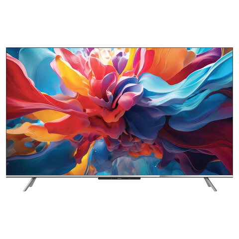 телевизор skyworth 65q66g, 65" (165 см), qled, 3840x2160, 4k, 16:9, google tv, wi-fi, черный
