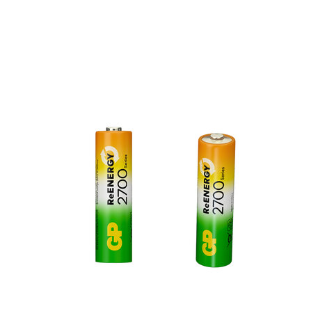 батарейки аккумуляторные gp reenergy ni-mh комплект 4 шт. (промо 3+1), аа (hr6), 2600 mah, 270aahc3/
