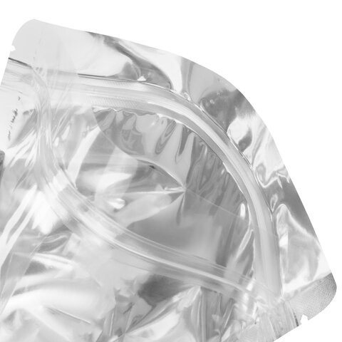 пакеты дой-пак с замком zip lock, металлизированная + прозрачная стенка, 180х260 + 40 мм, комплект 1
