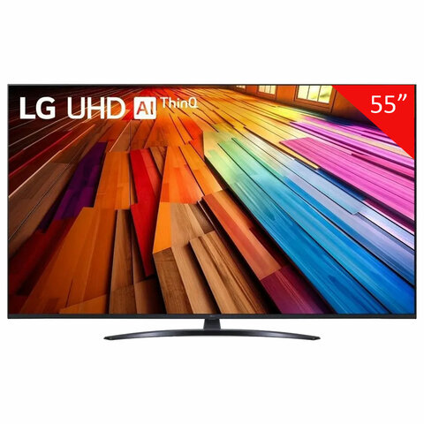 телевизор lg 55ut81006la, 55" (138 см), 3840 x 2160, 4k, 16:9, webos, wi-fi, черный