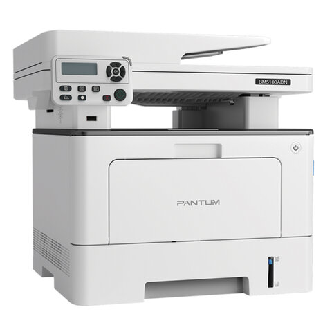 мфу лазерное pantum bm5100adn, а4, 40 стр./мин., 100 000 стр./мес., дуплекс, апд, сетевая карта