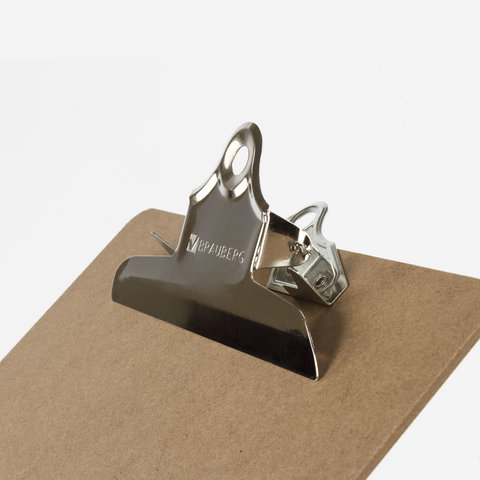 доска-планшет brauberg "eco" с прижимом бабочка, а4, (230х326 мм), мдф, 3 мм, 232228