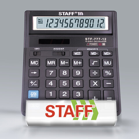подставка для калькуляторов staff рекламная 150 мм, 504882