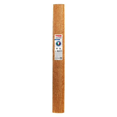 бумага гофрированная/креповая (италия) 180 г/м2, 50х250 см, медная (808), brauberg fiore, 112656