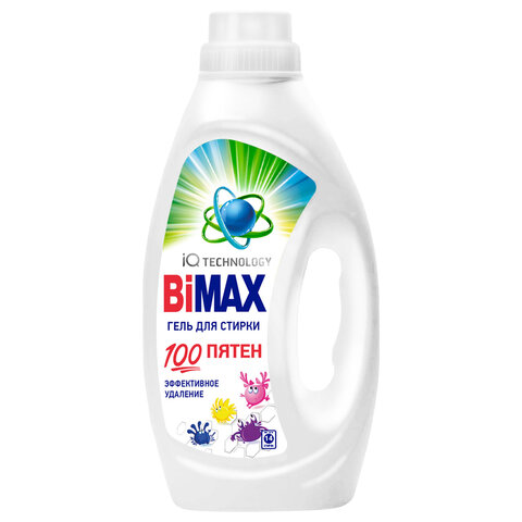 гель для стирки 900 мл, bimax "100 пятен", 998-3