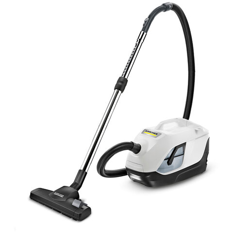 пылесос karcher ds 6 plus, с аквафильтром, 650 вт, белый, 1.195-252.0