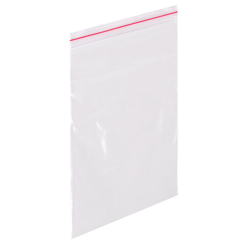 пакеты zip lock "зиплок" очень прочные, комплект 100 шт., 150х200 мм, пвд 80 мкм, brauberg extra, 60